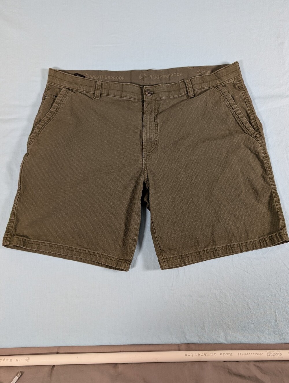 Weatherproof Men’s Olive Green Flat Front Shorts